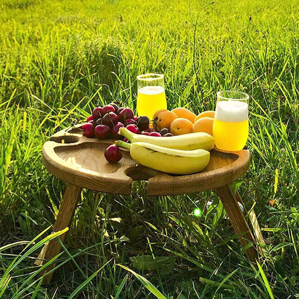 Wodo™ - Tragbarer Weintisch aus Holz