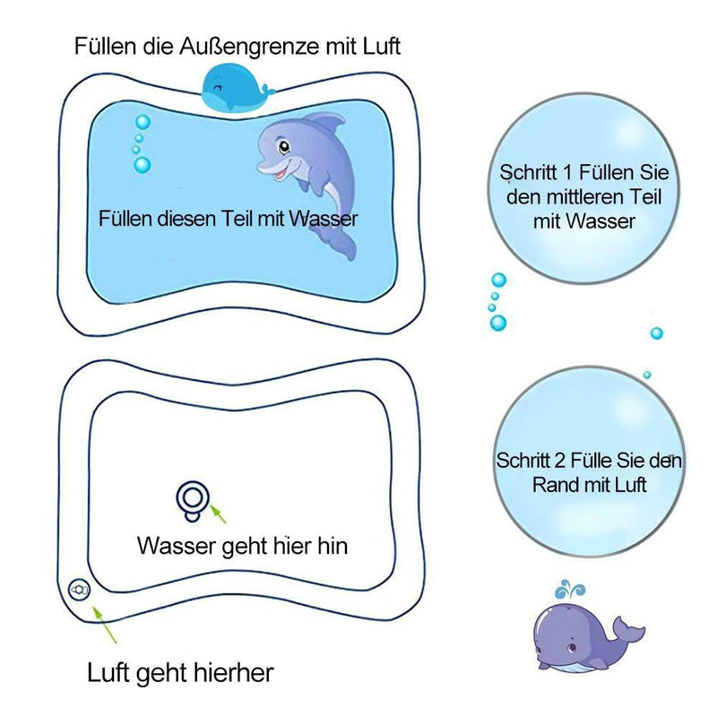 BabyMello™ Aufblasbare Wassermatte für Babys