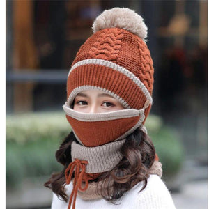 Cozywear™️ I 3 in 1 Winterset (Maske, Mütze, Schal)