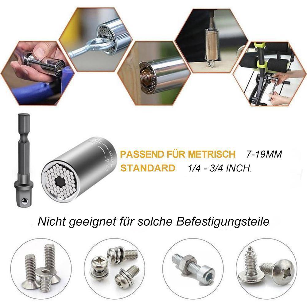 Universal Socket™ Mehrfunktionaler Super-Steckschlüssel