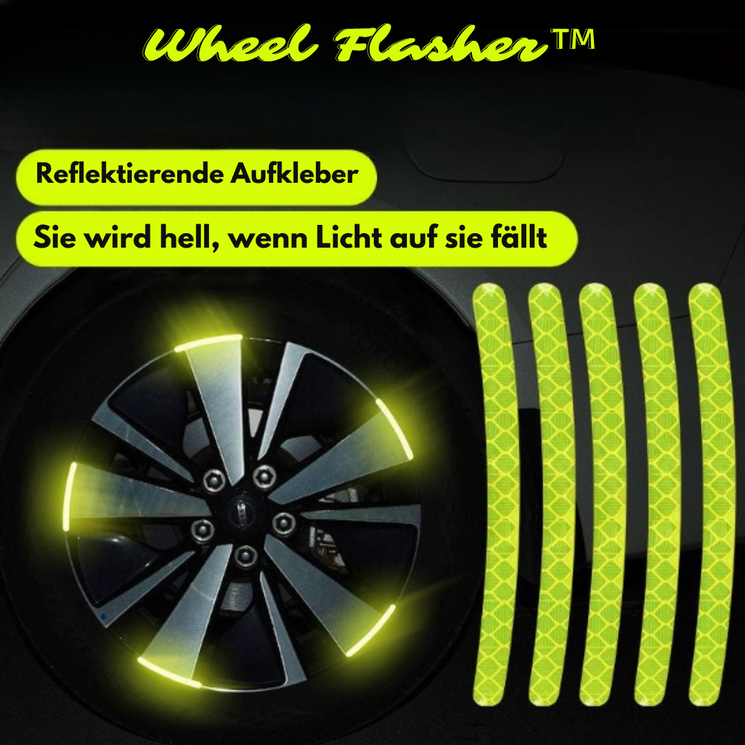 Wheel Flasher™ Reflektierende Aufkleber für Radfelgen