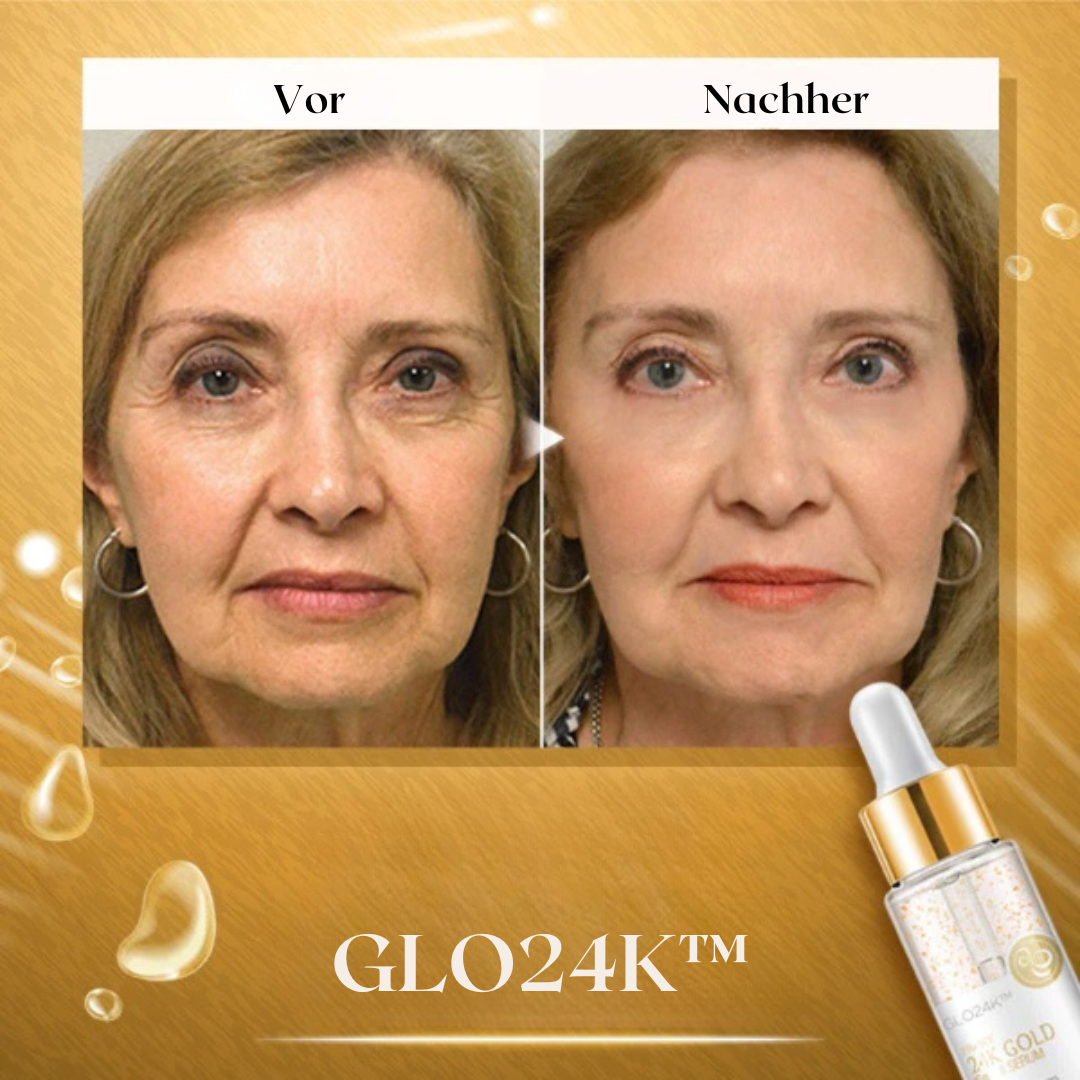 GLO24K™ 24K Gold Anti-Aging-Serum (1+1 GRATIS)