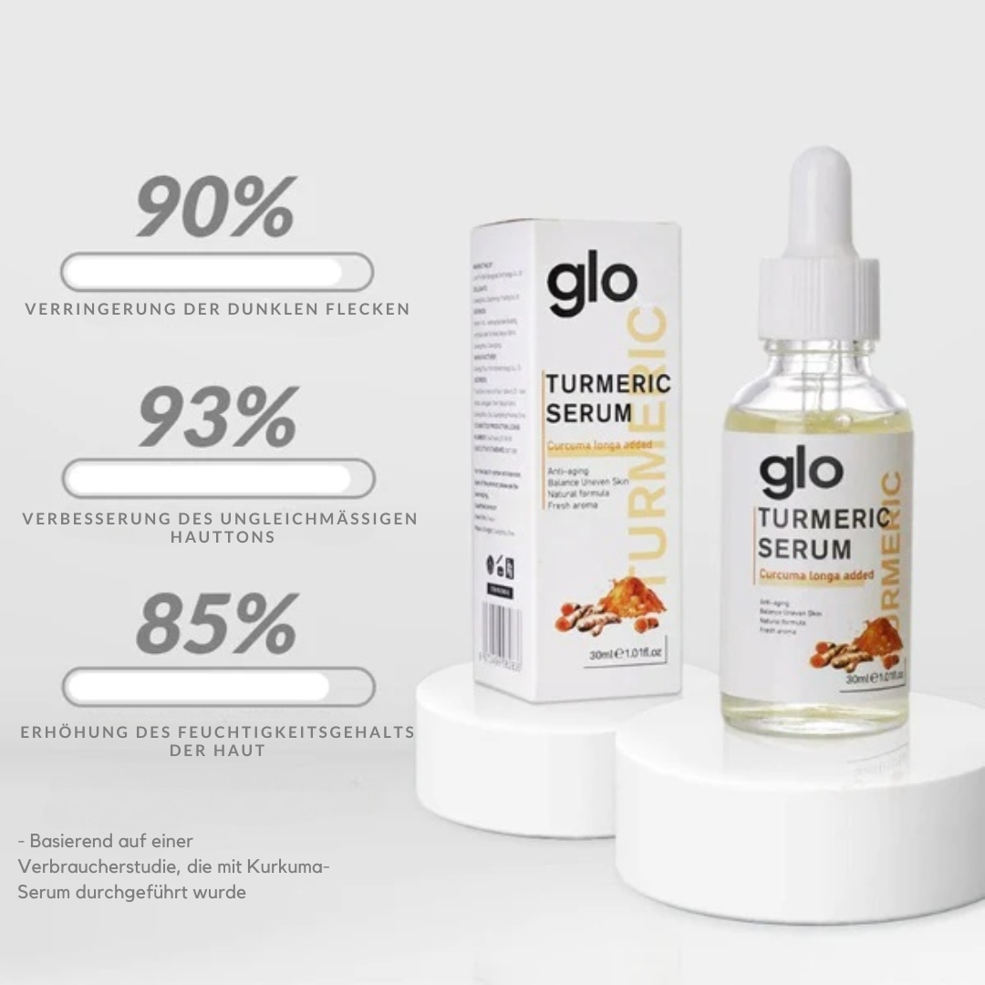 Glo™ Kurkuma Serum zur Korrektur dunkler Flecken (1+1 GRATIS)