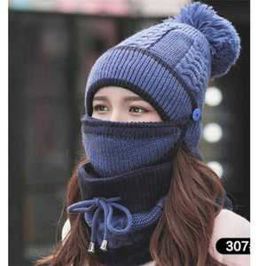 Cozywear™️ I 3 in 1 Winterset (Maske, Mütze, Schal)