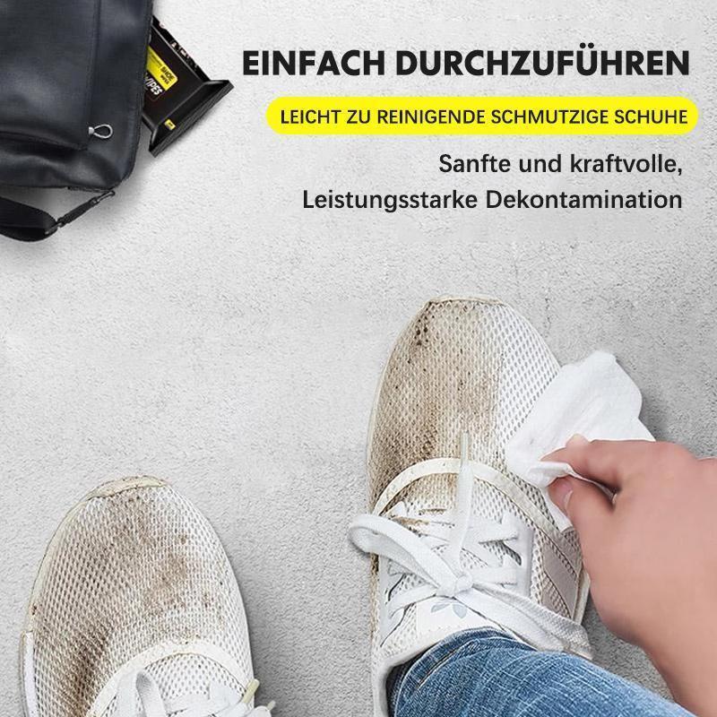 Clean Wipe™ Tücher der Schuhreinigung (1+1 gratis!)