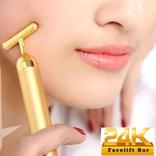 Facial Roller™ 24K Goldbarren-Gesichts massagegerät