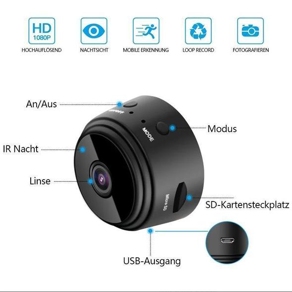 MagnetoCam™ Magnetische WiFi Mini Kamera