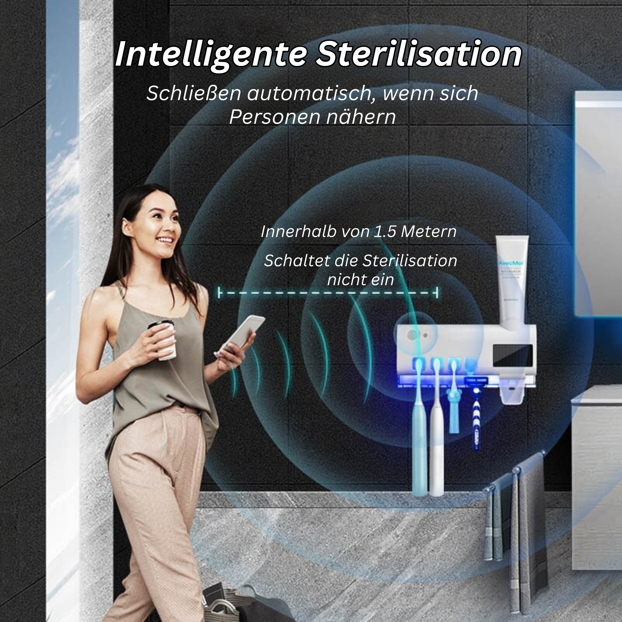 UV-Dent™️ I Smart Zahnbürste Sterilisator