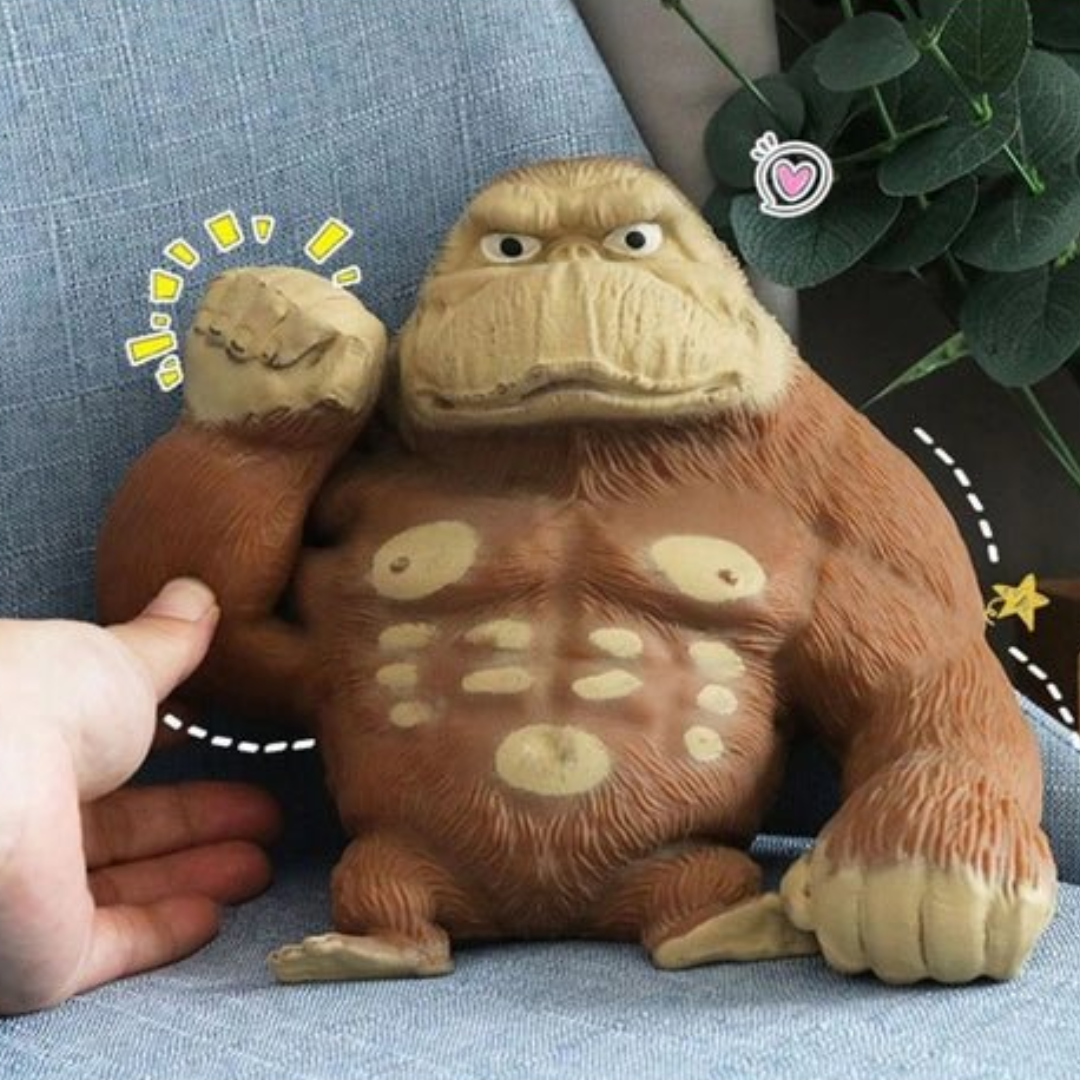 SquishyMonk™ Dekompression Gorilla Dehnungsspielzeug