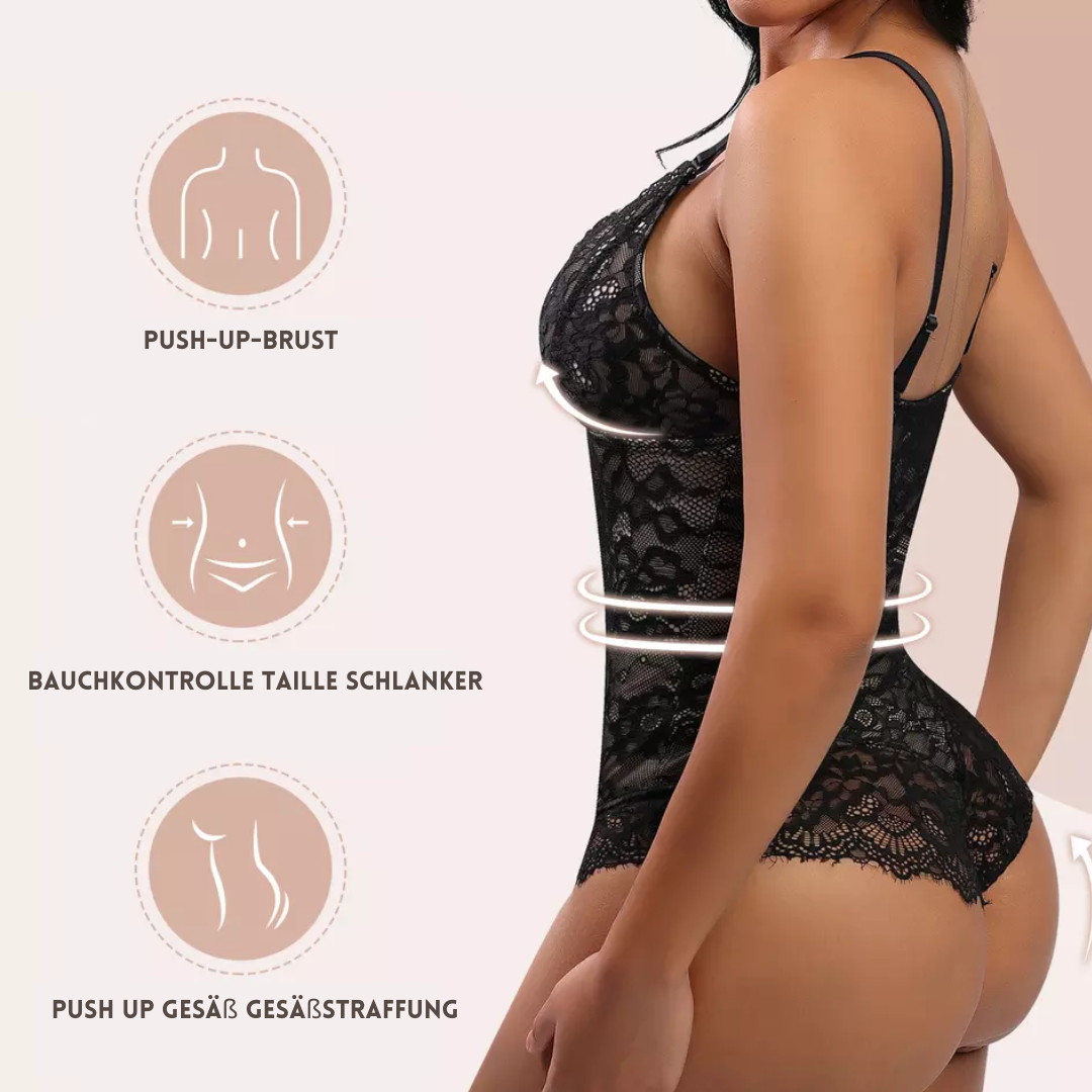 AllureSuit™ Spitzen Bauch Körperanzug