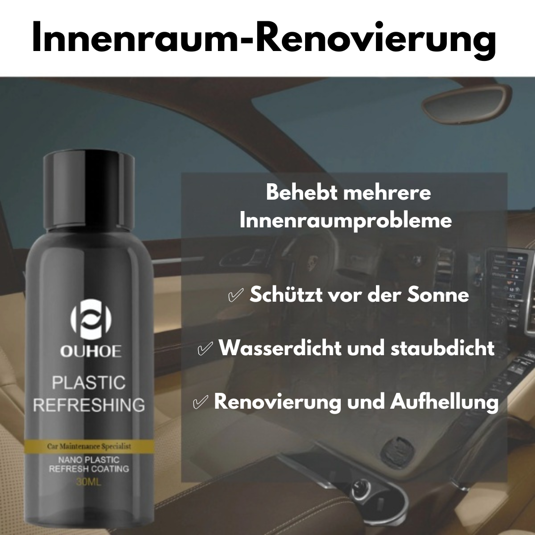 OUHOE™ Politur zur Aufarbeitung von Kunststoffen im Auto (1+1 Gratis)