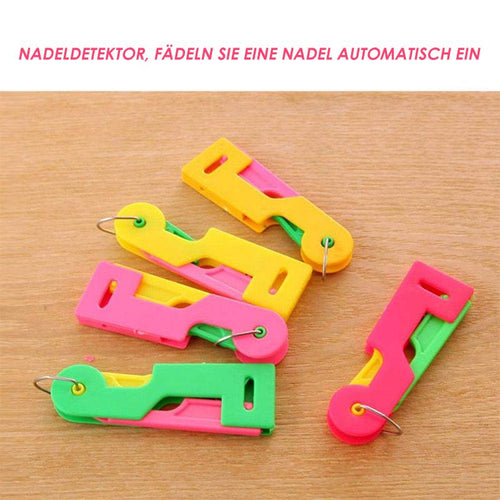 2-in-1 Nadeleinfädler & Nahttrenner – Praktisches Nähzubehör Für Einfaches Einfädeln & Auftrennen (grün)