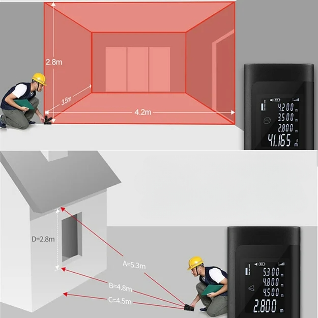 DELIXI™ Laser Entfernung meter