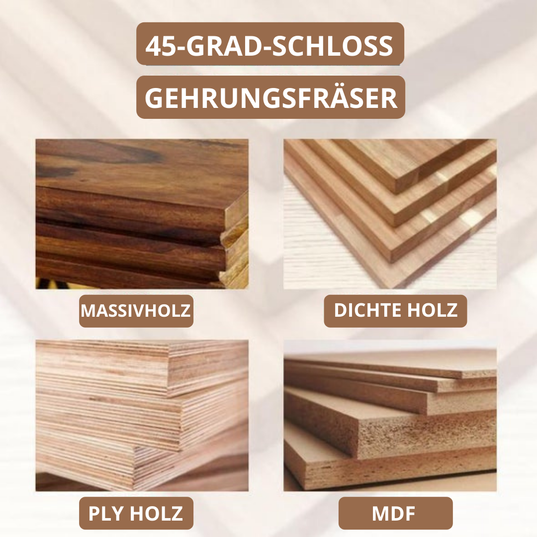 Woodver™️ I 45-Grad-Fräse