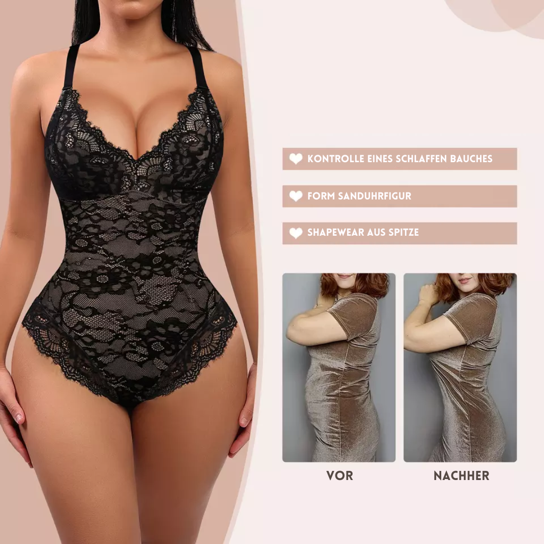 AllureSuit™ Spitzen Bauch Körperanzug