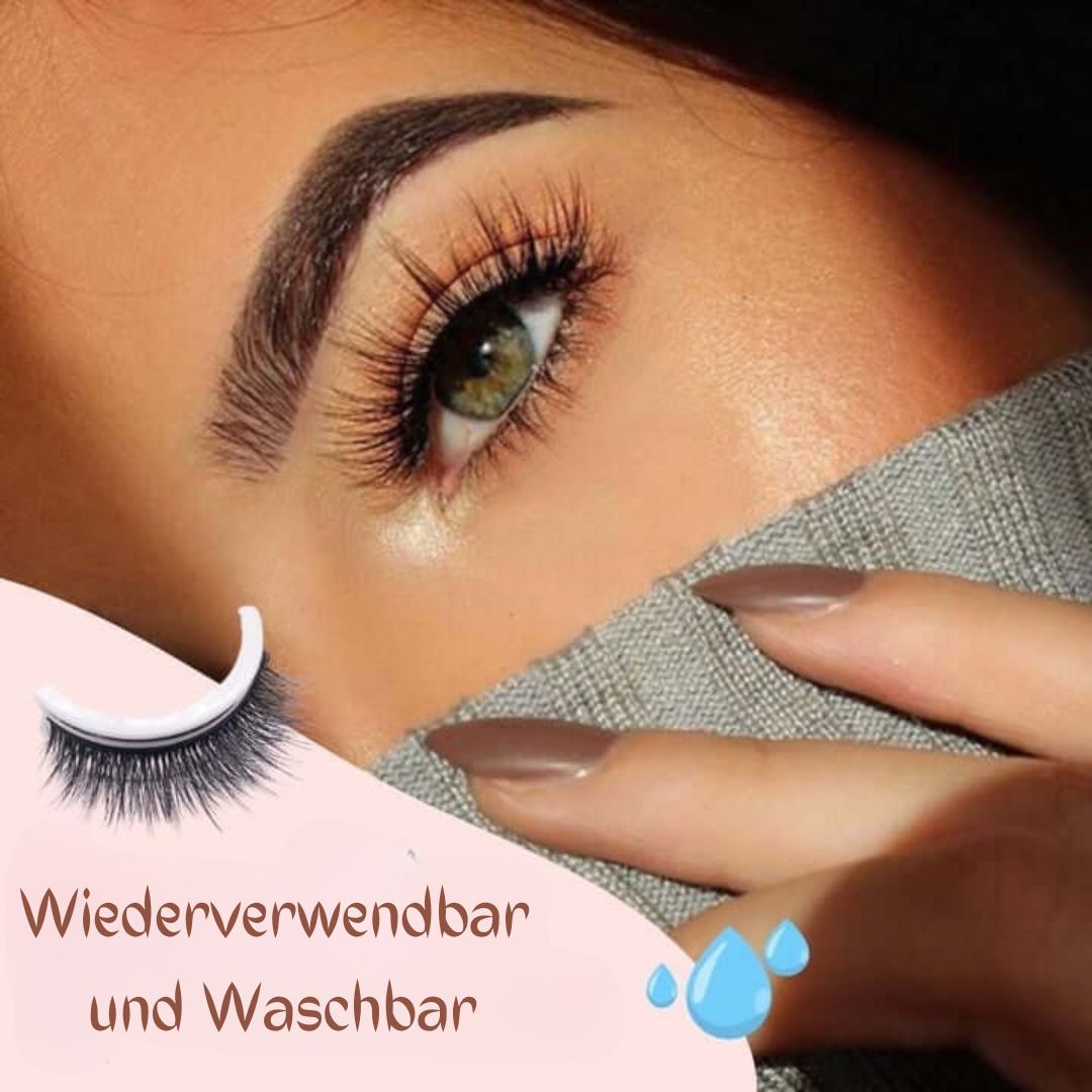 Lashely™ Wiederverwendbare selbstklebende Wimpern (1+1 GRATIS)