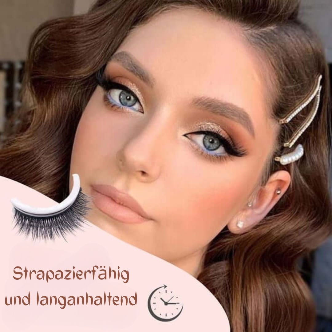 Lashely™ Wiederverwendbare selbstklebende Wimpern (1+1 GRATIS)