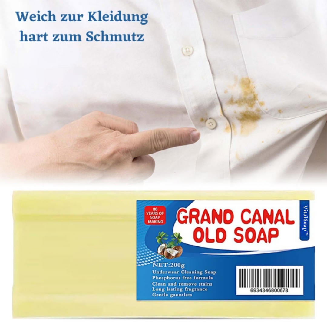 VitalSoap™ Lang anhaltende natürliche Reinigungsseife (Gratis Bürste)