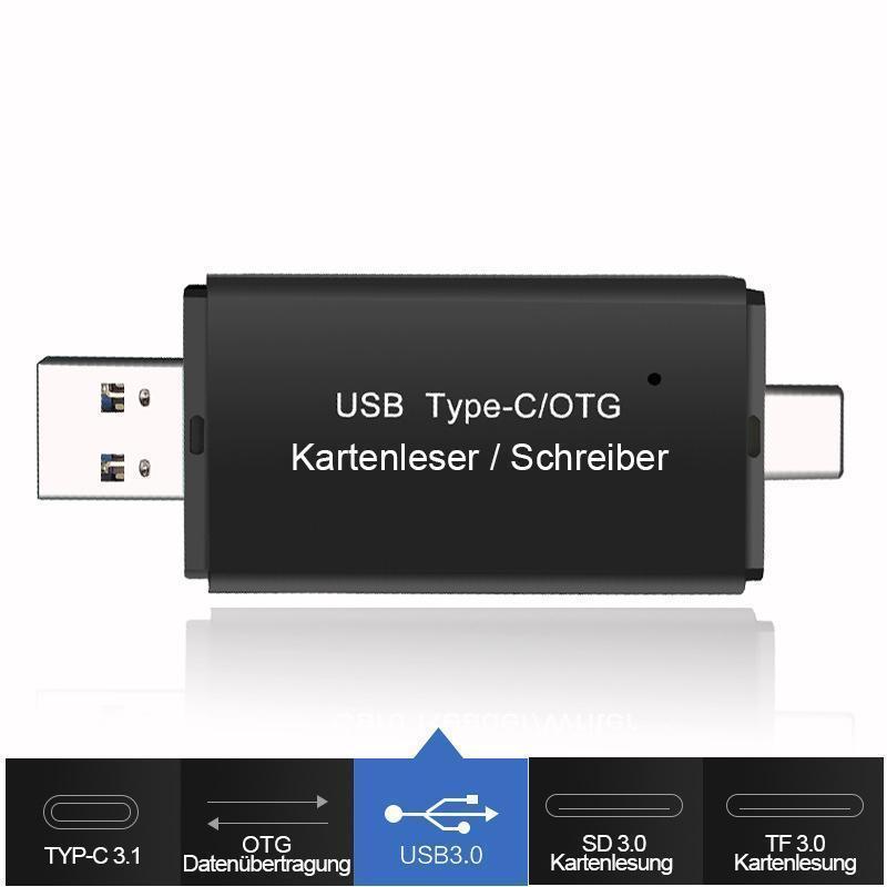 TransferMax™ 3 in 1 OTG-Kartenleser (1+1 GRATIS)