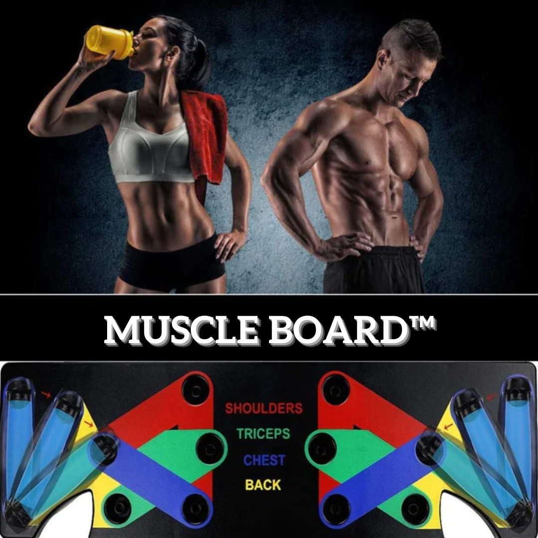 Muscle Board™ 9-in-1-Liegestützbrett