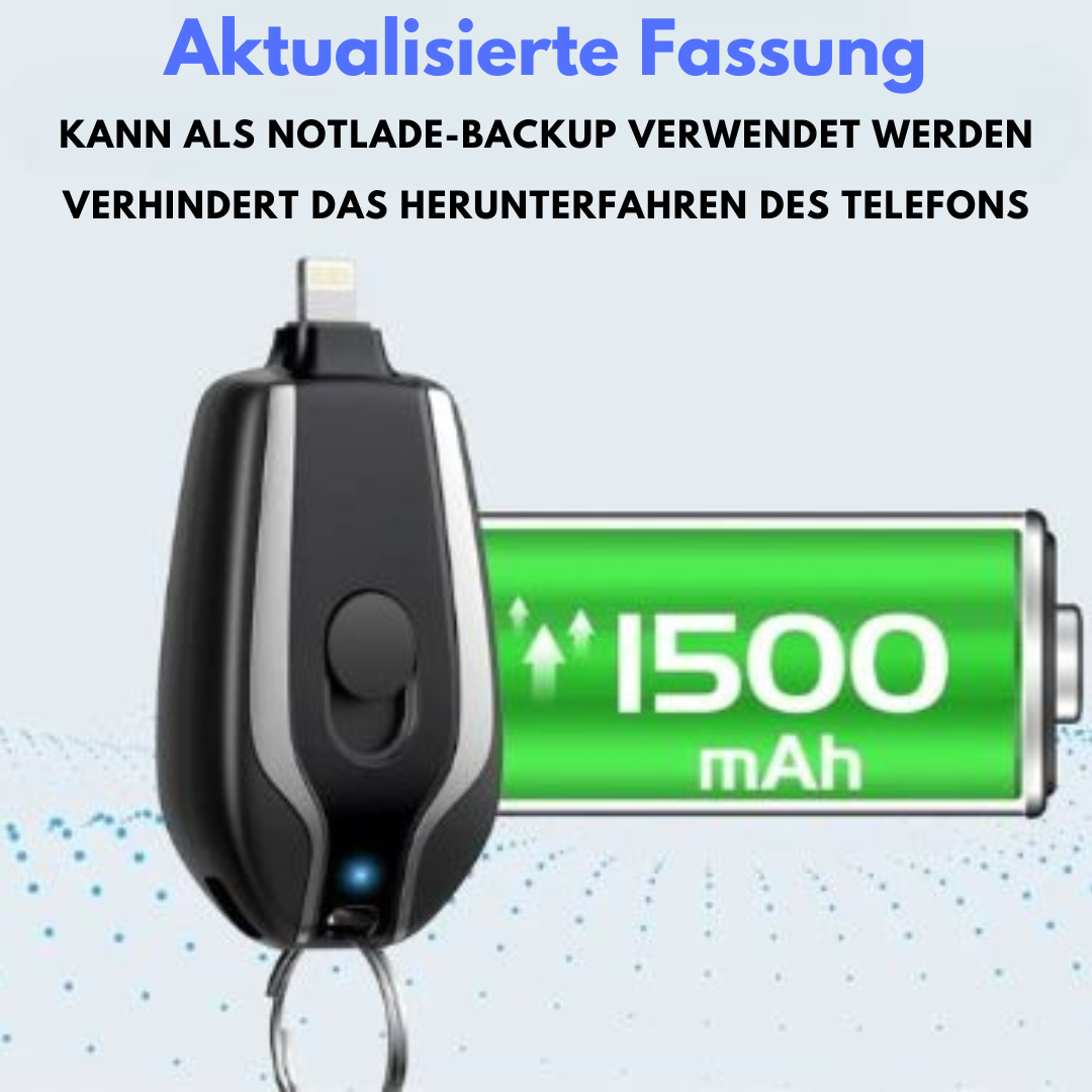 Power Key™ Tragbare Powerbank für den Schlüsselbund