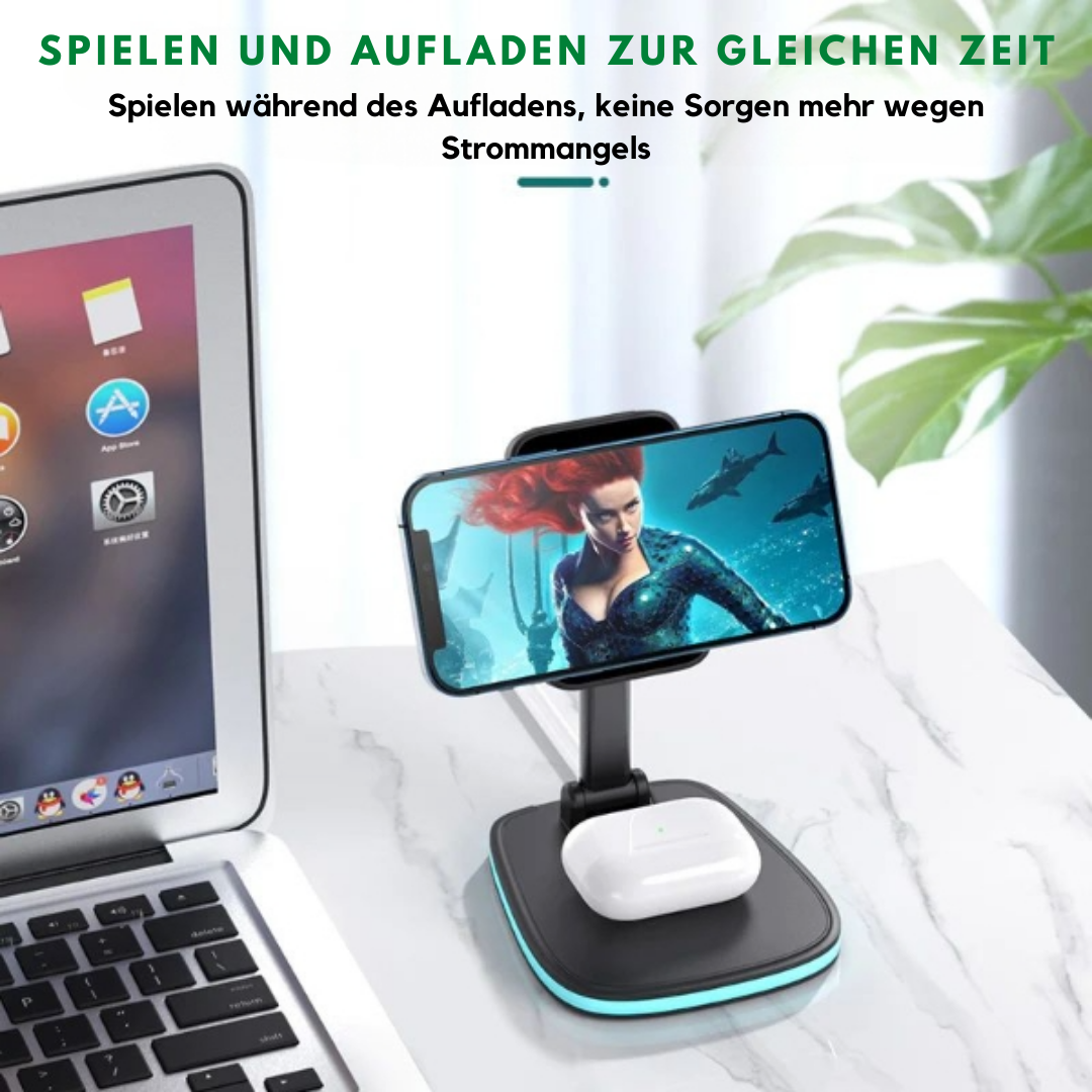 Power Hub™ 3-in-1 Magnetisch faltbares kabelloses Ladegerät