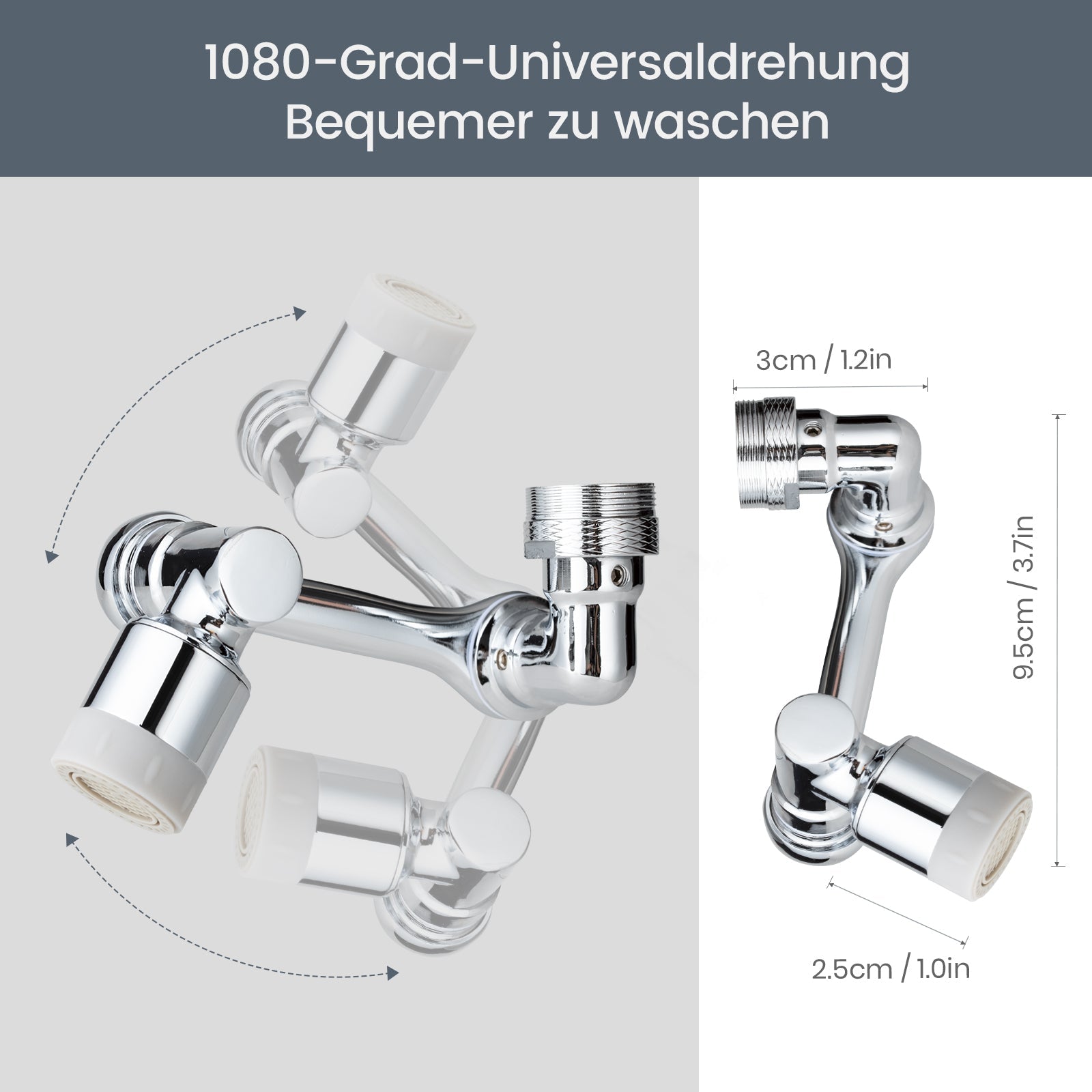 Fauster™️ I 1080 Universal-Drehsprühgerät