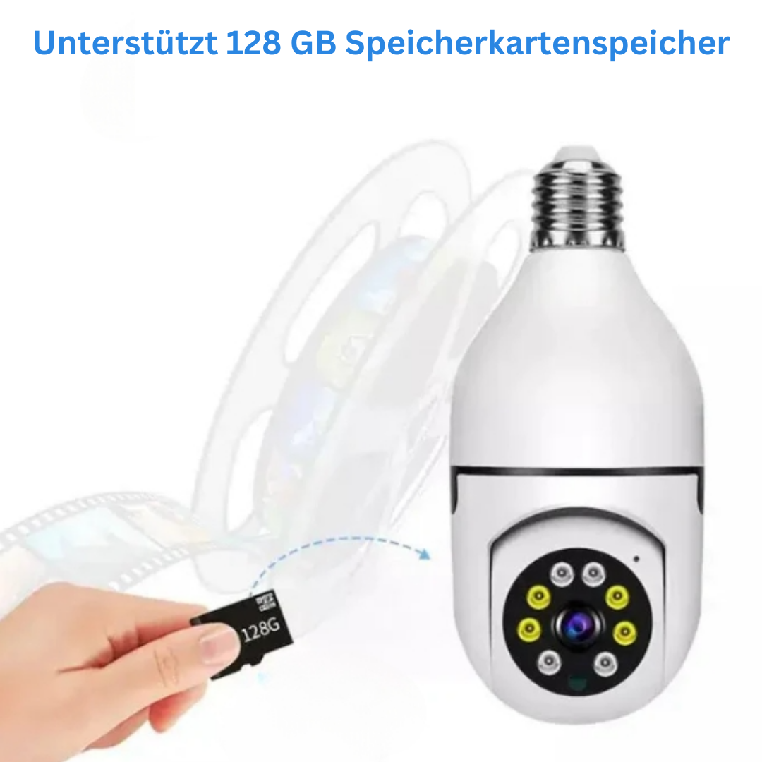 SpyBulb™ Sicherheit Wifi Glühbirne Kamera