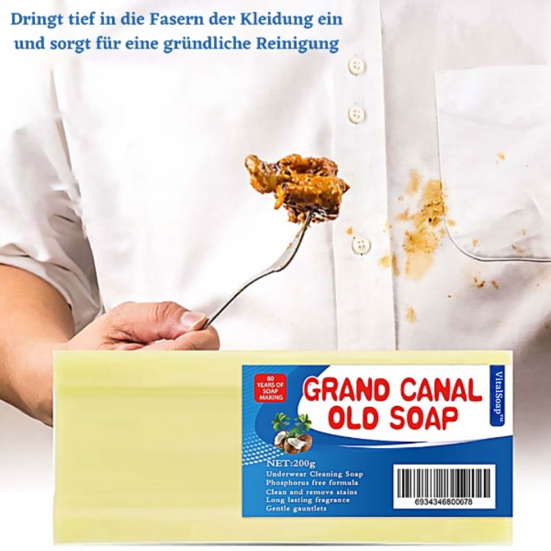 VitalSoap™ Lang anhaltende natürliche Reinigungsseife (Gratis Bürste)