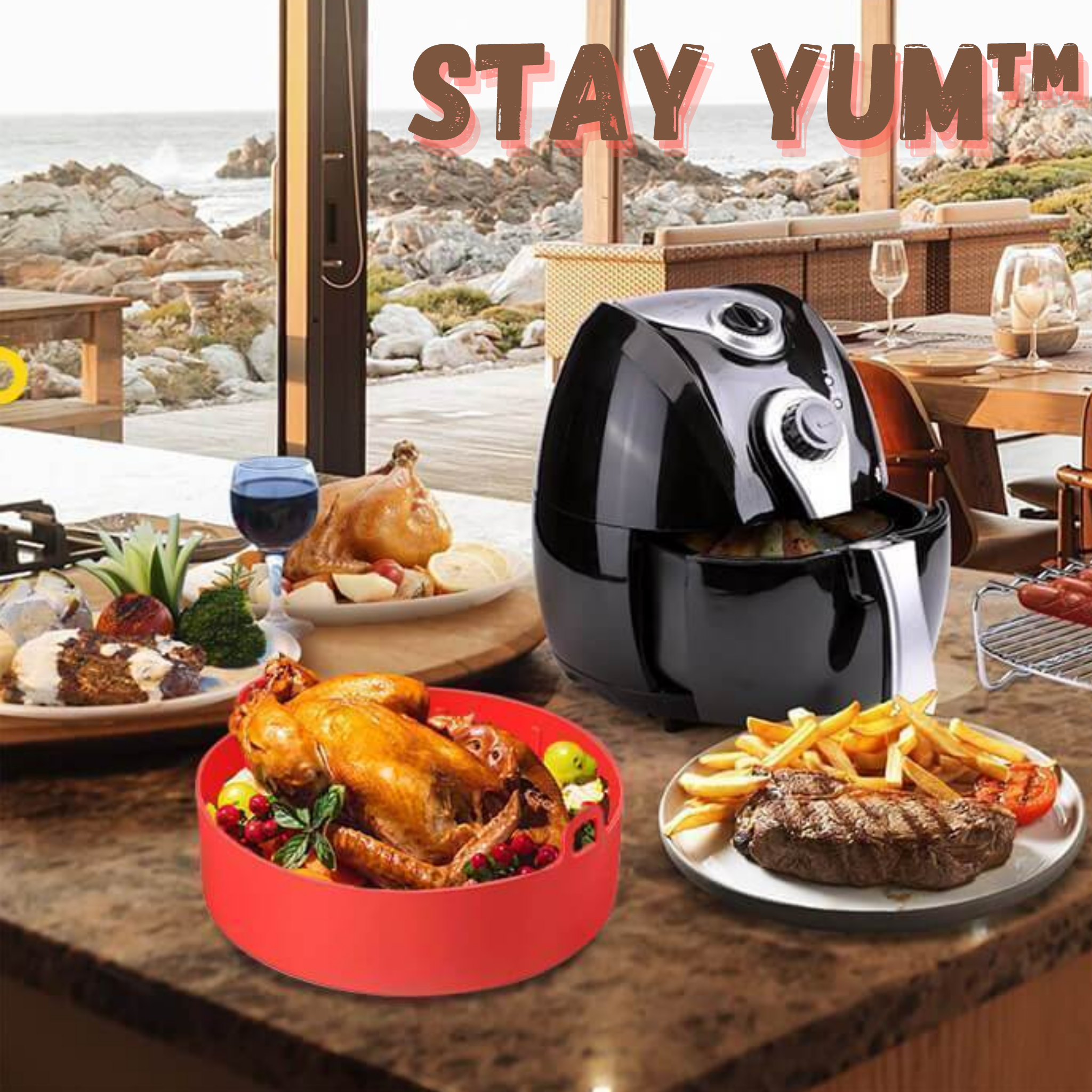 StayYum™- Air Fryer Silikonform