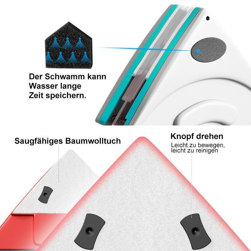 Clean Buddy™ Doppelseitiger magnetischer Fensterreiniger