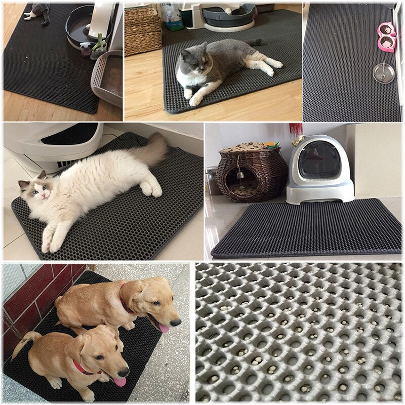 TrapMat™️ I Doppellagige Katzenstreu-Matte