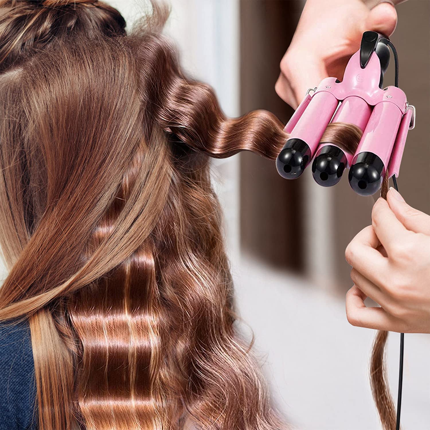 Sirena Curl™️ I Professioneller dreifacher Lockenstab