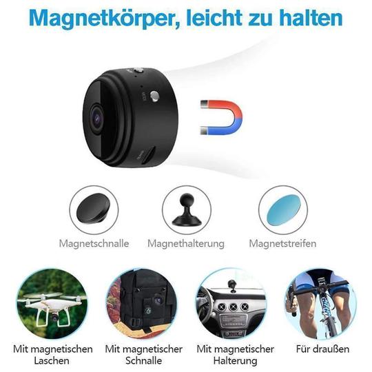 MagnetoCam™ Magnetische WiFi Mini Kamera