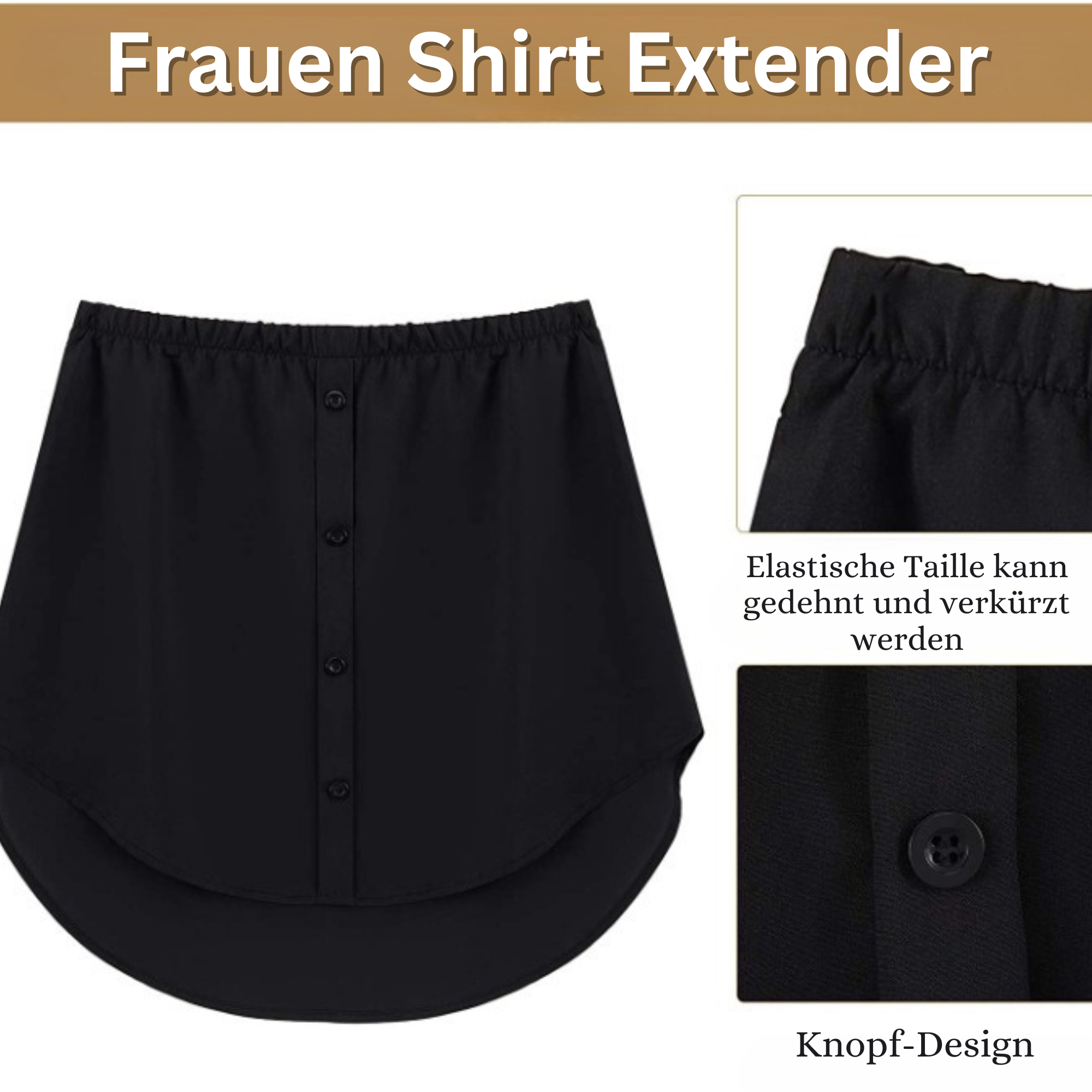 Andy-shirt™️ I Frauen Fake-Hemdverlängern