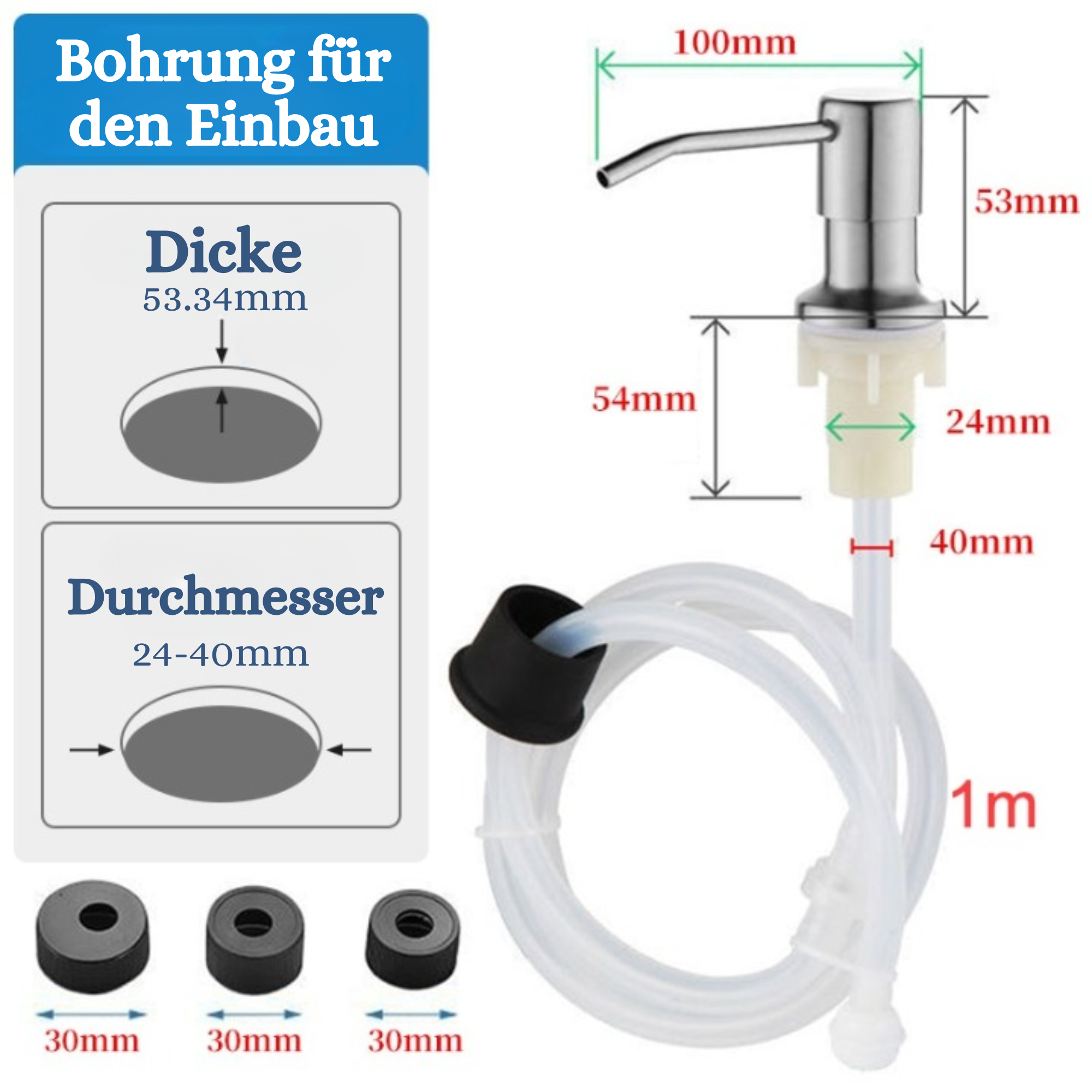 FoamFlow™️ I Seifenspender für das Waschbecken