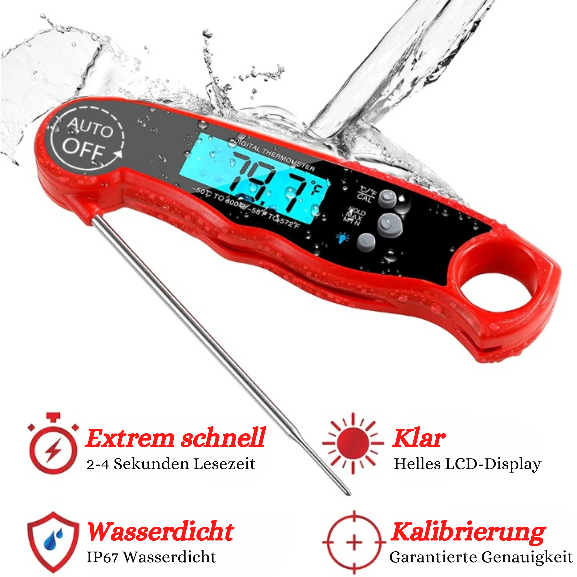 AccuTemp™️ I Digitales Thermometer für Lebensmittel