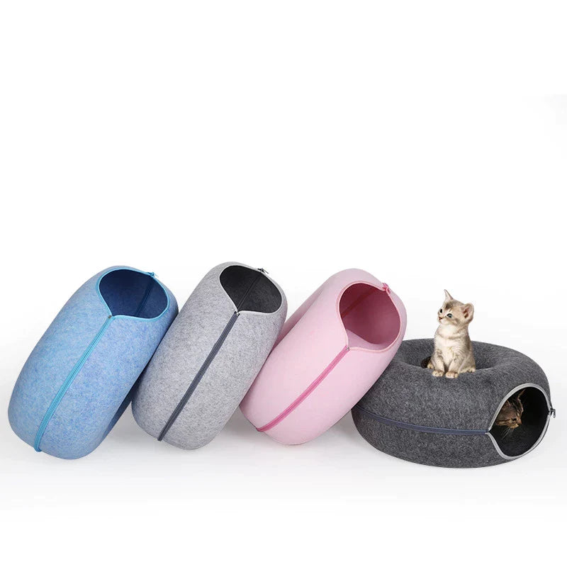 Cat Donut™ Interaktives Katzentunnelbett