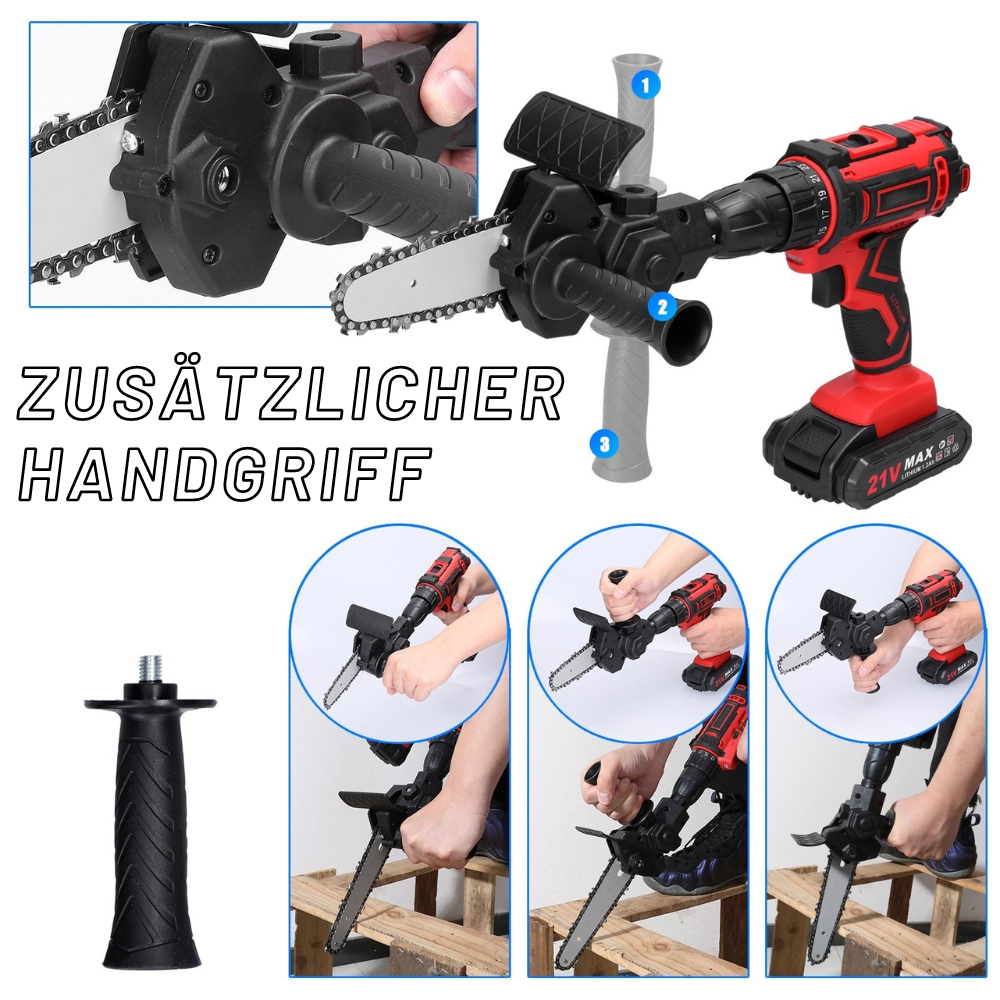 DrillSaw™ - Universal Kettensägen Bohraufsatz