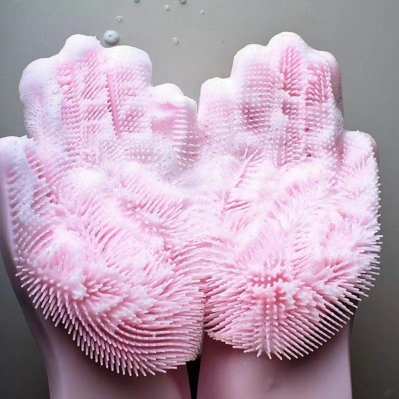 Magic Gloves™ - Silikon Geschirrspülmittel Scrub Handschuhe