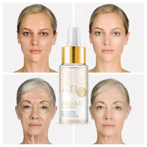 GLO24K™ 24K Gold Anti-Aging-Serum (1+1 GRATIS)