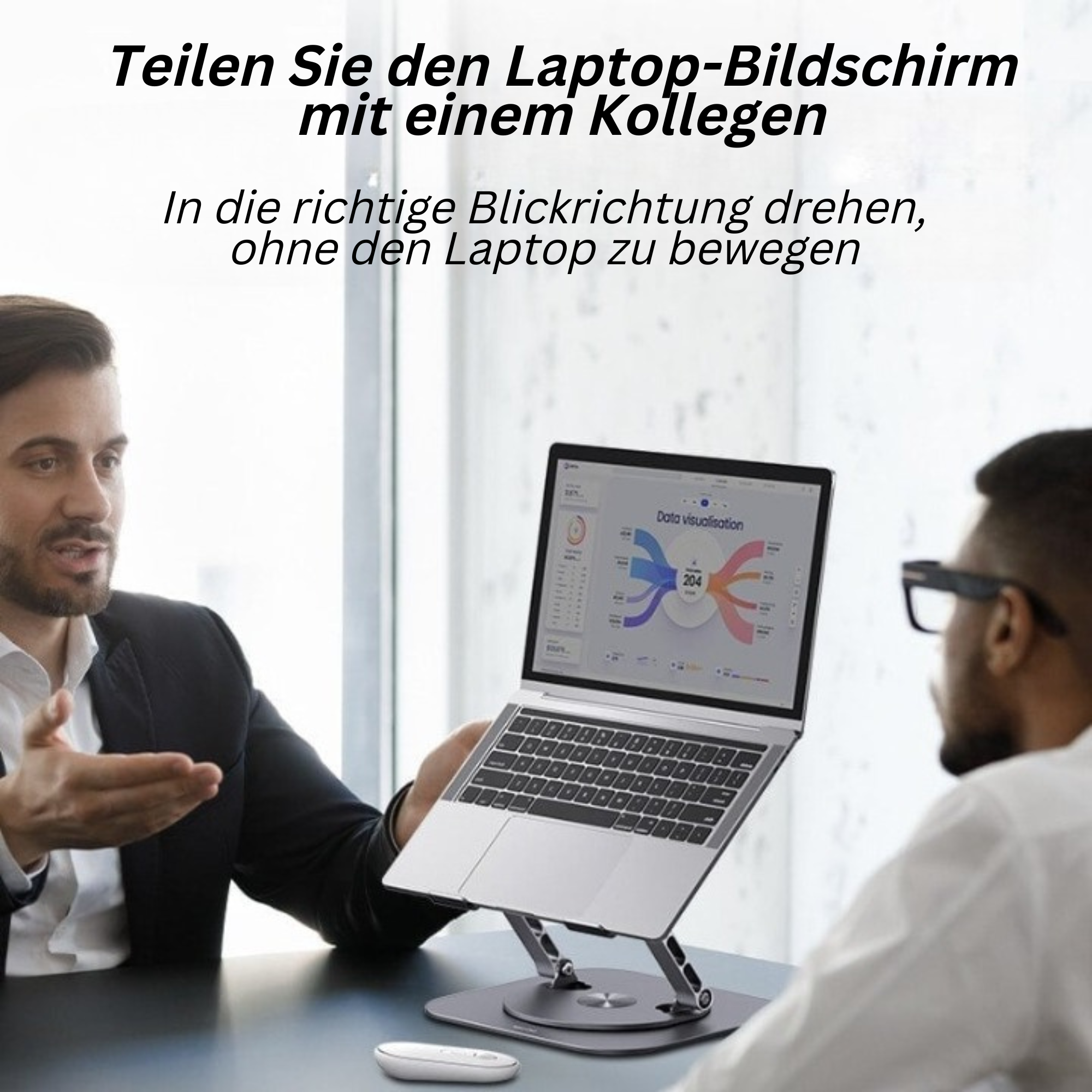 Lapket™️ I Drehbarer, faltbarer Laptop-Ständer