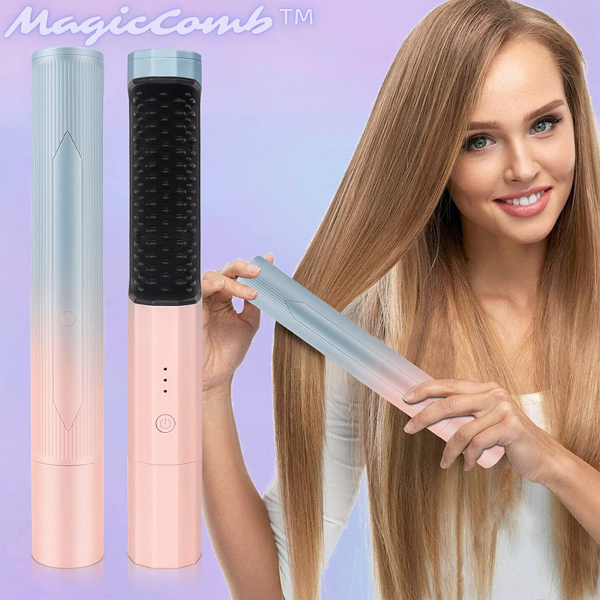 MagicComb™ - Kabelloses Bürstenglätteisen – Sundas