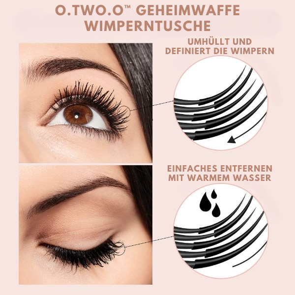 O.TWO.O™ - 4D Seidenwimperntusche (1+1 GRATIS)