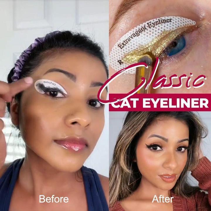 EyeDraw™️ I Quick Eyeliner Lidschattenschablonen (2+2 GRATIS)