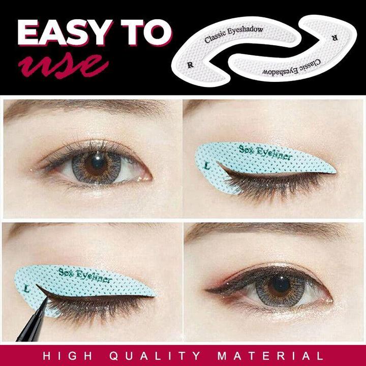 EyeDraw™️ I Quick Eyeliner Lidschattenschablonen (2+2 GRATIS)