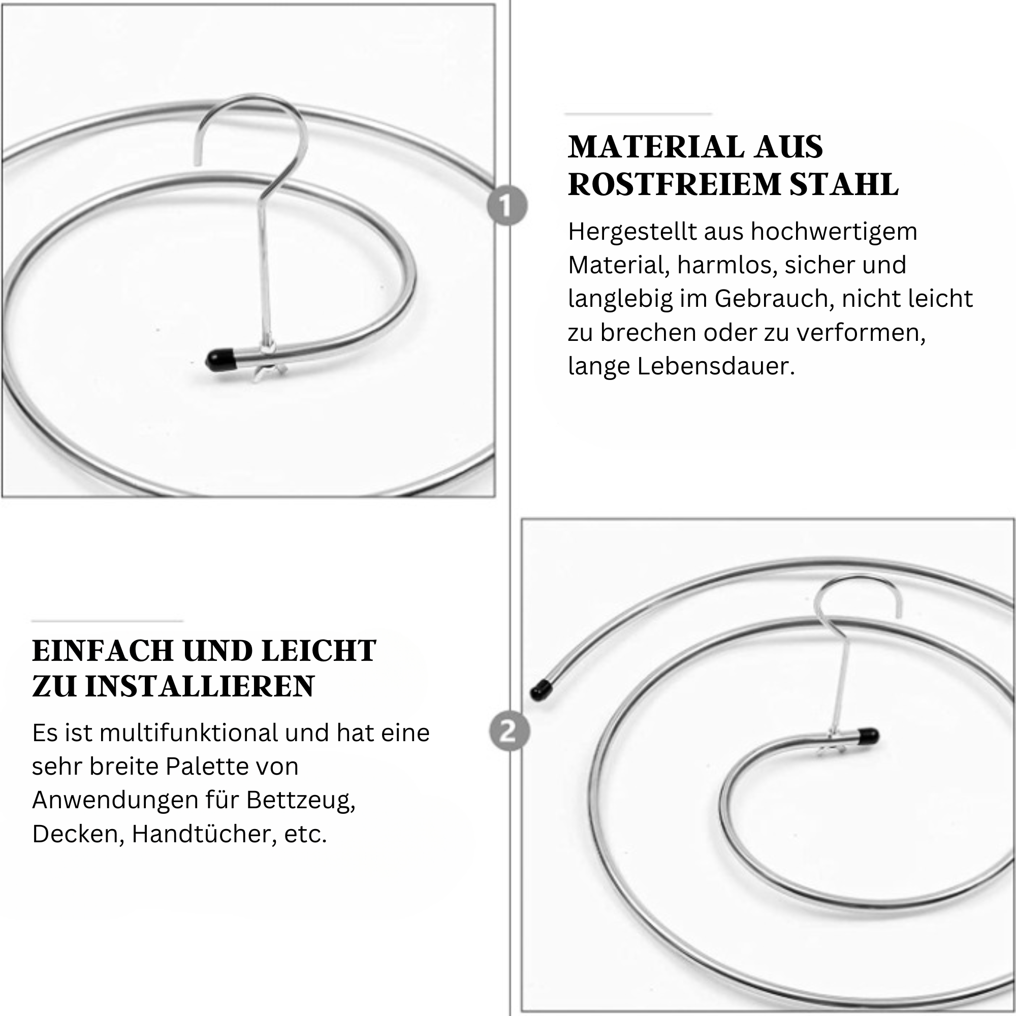 RoundReel™️ I Spiralförmiger Aufhänger (1+1 GRATIS)