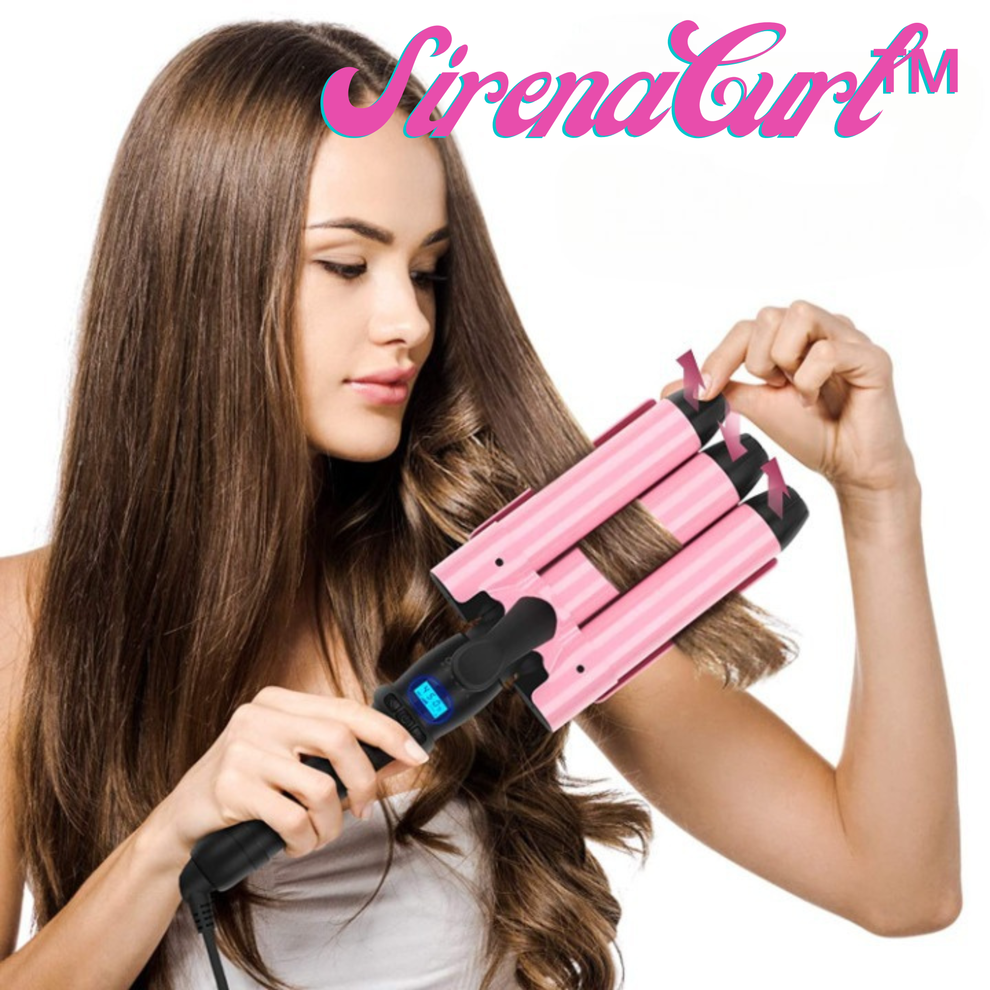 Sirena Curl™️ I Professioneller dreifacher Lockenstab