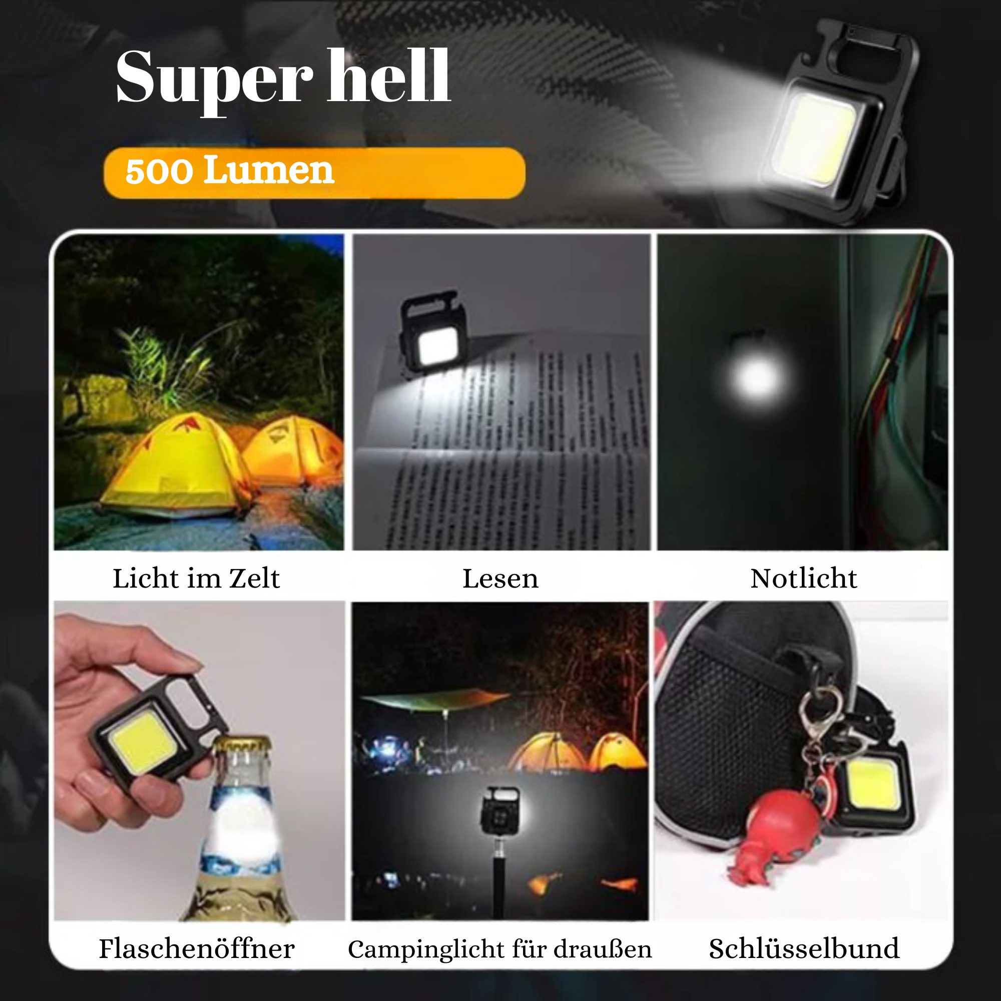 Smartlight™️ I Mini-Notfall-Blitzlicht