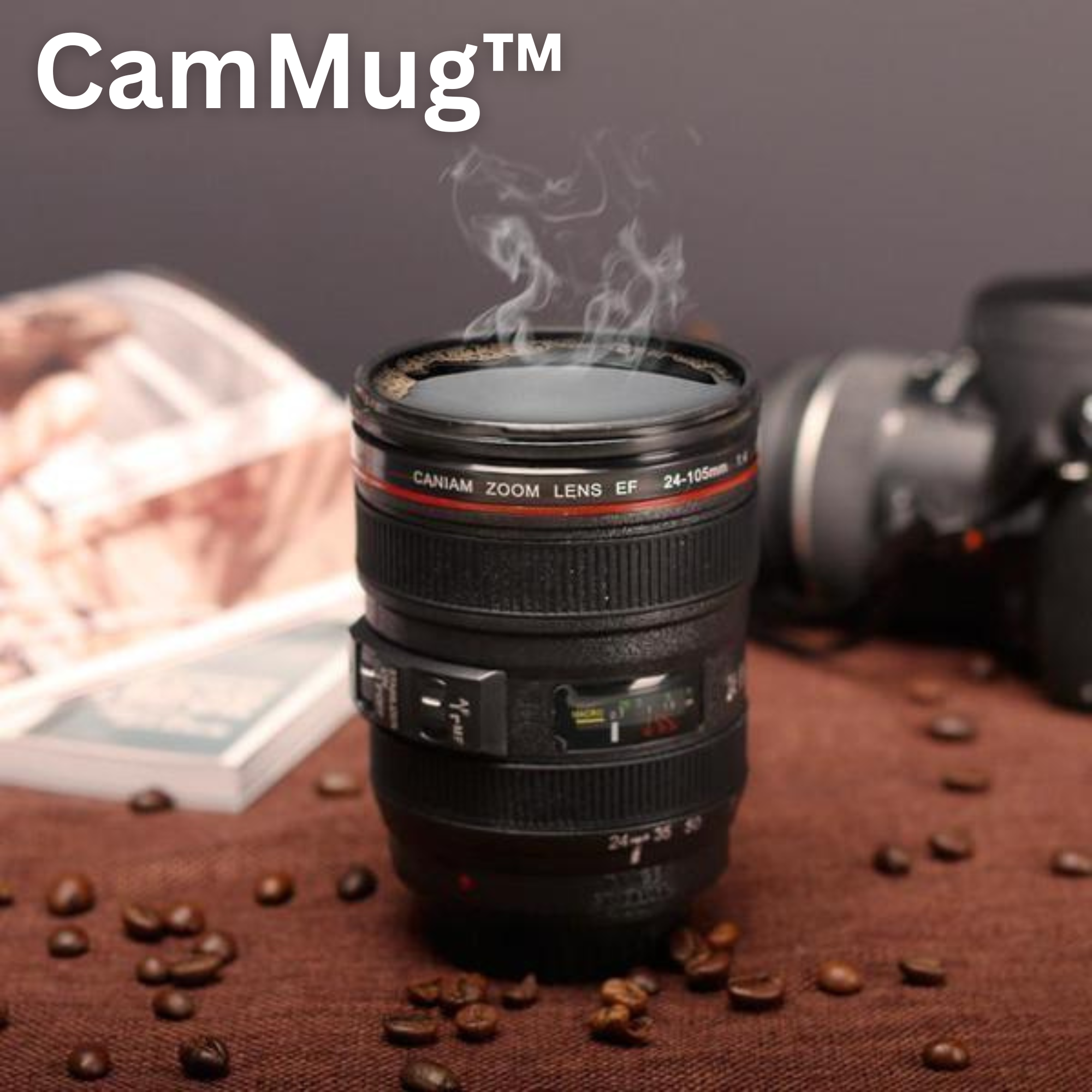 CamMug™️ I Kamera-Kaffeebecher aus Edelstahl